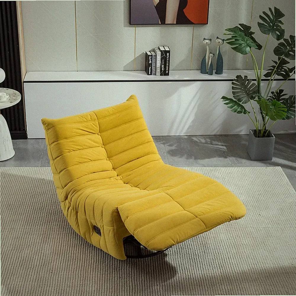 🔥 Modern Swivel Recliner Lounge Chair – Plush Fabric, Sleek Design