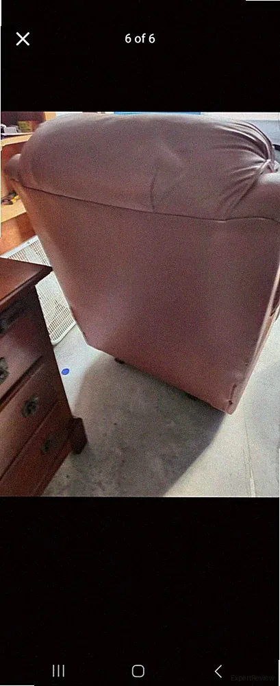 Pink Leather Recliner Barely Used MOUNTAIN HOME AR